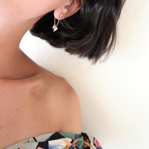 Grape earrings. - ασήμι, επιχρυσωμένα - 2