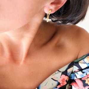 Grape earrings. - ασήμι, επιχρυσωμένα - 5