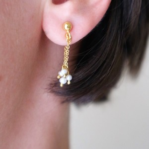 Grape earrings. - ασήμι, επιχρυσωμένα - 4