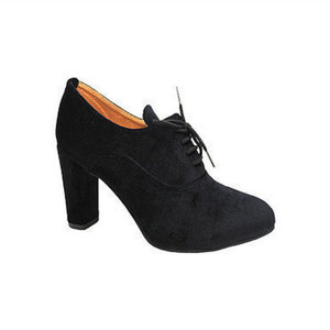 MARGO SHOES Oxfords Βελούδο Μαύρο