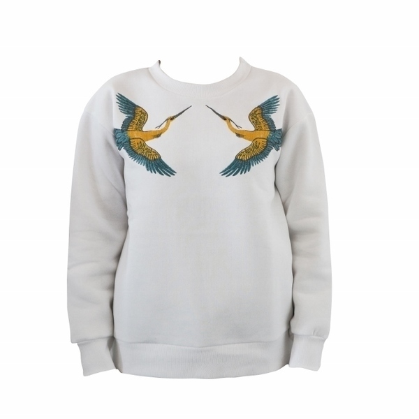 WHITE COLIBRI SWEATSHIRT