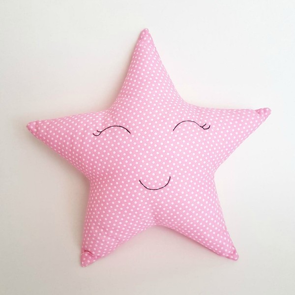 Παιδικά μαξιλάρια Αστέρι - Φεγγάρι - Σύννεφο - κορίτσι, αστέρι, φεγγάρι, μαξιλάρια - 4