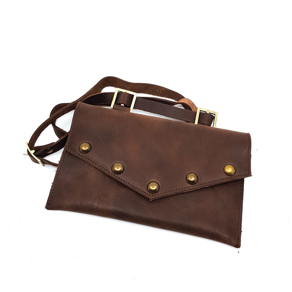 Leather Belt Bag - δέρμα, μέσης - 2