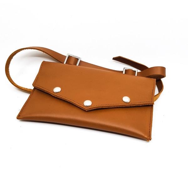 Leather Belt Bag - δέρμα, μέσης - 3