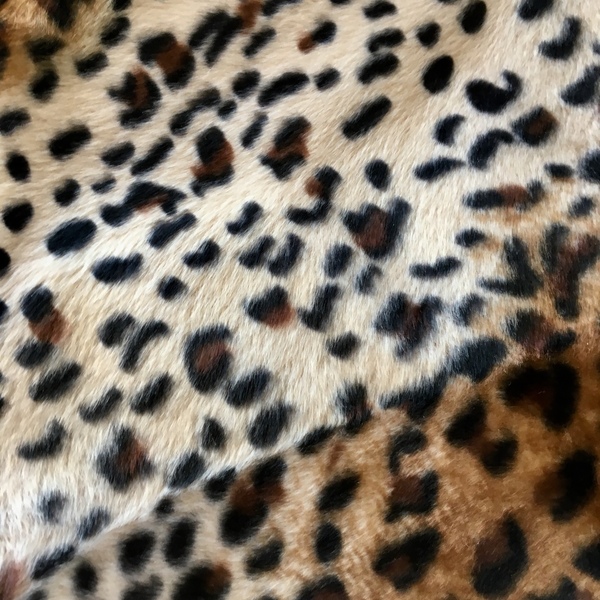 Φούστα maxi animal, γούνα οικολογική, ίσια γραμμή