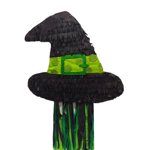 Χειροποίητη Πινιάτα Halloween Καπέλο Μάγισσας - παιχνίδι, αγόρι, δώρο, πάρτυ, halloween, πινιάτες, παιδική διακόσμηση, καπέλο, παιδικό πάρτυ, έκπληξη