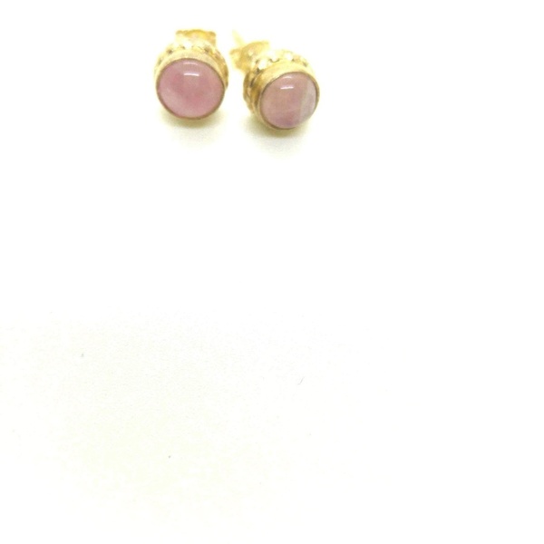 Μοναδικά χειροποίητα ασημένια 925 σκουλαρίκια με ορυκτές πέτρες ροζ χαλαζία - ασήμι, μοναδικό, επάργυρα, χειροποίητα, καθημερινό, δωράκι, must αξεσουάρ, καρφωτά, νυφικά, δώρα για γυναίκες - 2