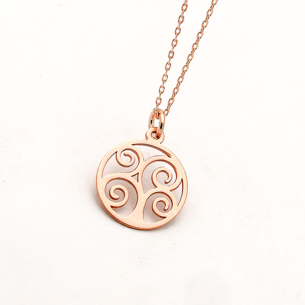Κολιέ Δέντρο της Ζωής με Αλυσίδα Ασήμι 925 - charms, επιχρυσωμένα, ασήμι 925, κρεμαστά, δώρα για γυναίκες - 5