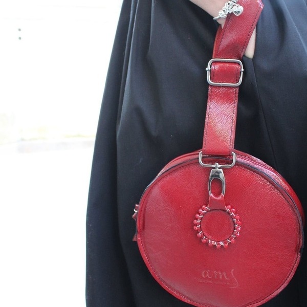 Hand Bag "Selini" - δέρμα, χειρός, βραδινές, μικρές - 3