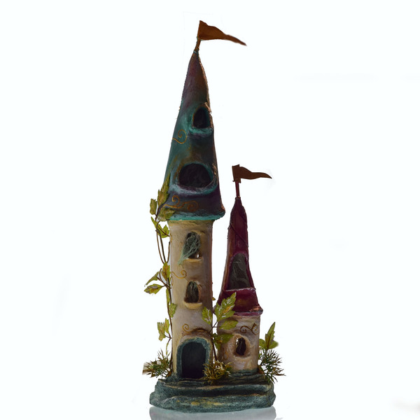 Φωτιστικό "Πύργος Ραπουνζέλ" - κορίτσι, δώρο, διακόσμηση, παιδικό δωμάτιο, παιδικά φωτιστικά - 2