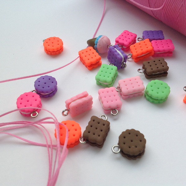 Xάντρες γλυκίσματα color mix (20 τμχ) - DIY, για παιδιά, υλικά κοσμημάτων
