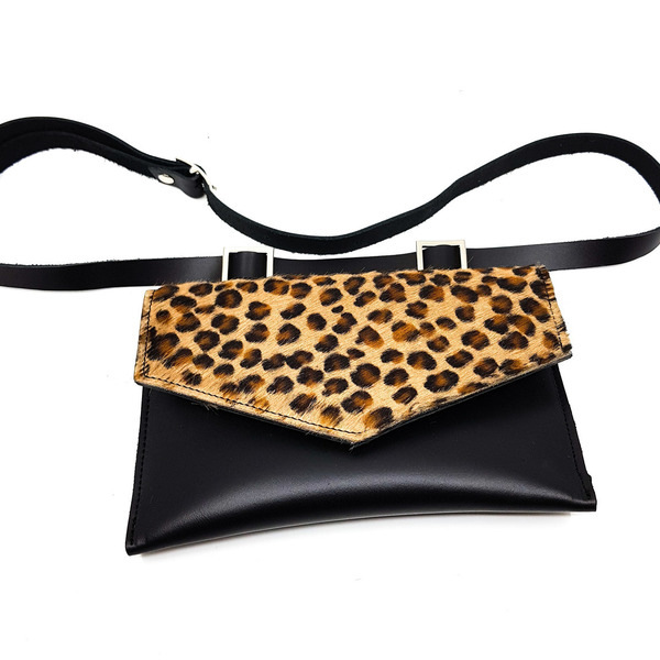 Leopard Belt Bag - μέσης