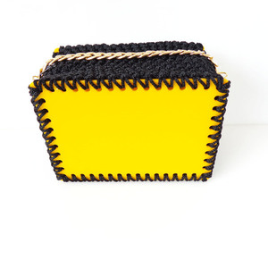 Πλεκτό τσαντάκι με plexiglass !!! - statement, γυναικεία, clutch, δώρο, χιαστί, τσάντα, χειροποίητα, stylish, must αξεσουάρ, plexi glass, accessories, πλεκτές τσάντες, μικρές, φθηνές - 3