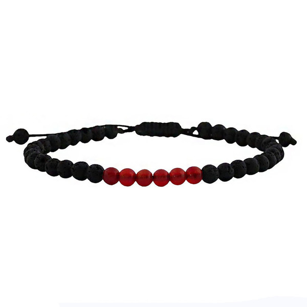 Ανδρικό βραχιόλι Lava karnelian - ημιπολύτιμες πέτρες, ανδρικά, δώρο, βραχιόλια, bracelet, ανδρικά βραχιόλια, δώρα για άντρες
