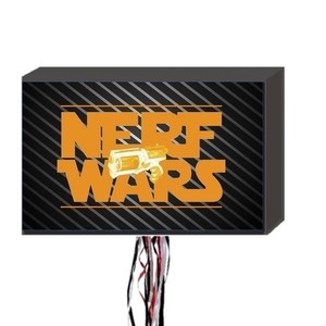 Χειροποίητη Πινιάτα Nerf Wars - παιχνίδι, αγόρι, πάρτυ, πινιάτες, party, παιδικό πάρτυ, έκπληξη, για παιδιά