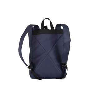 Μπλε Σακίδιο Πλάτης // Roll top Backpack - ύφασμα, πλάτης, σακίδια πλάτης, all day - 3