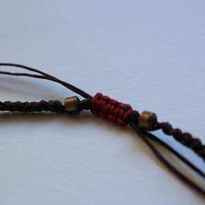 Trip -- Macrame necklace - κόκκινο, πολύχρωμο, μακραμέ, κορδόνια, χειροποίητα, ethnic - 2