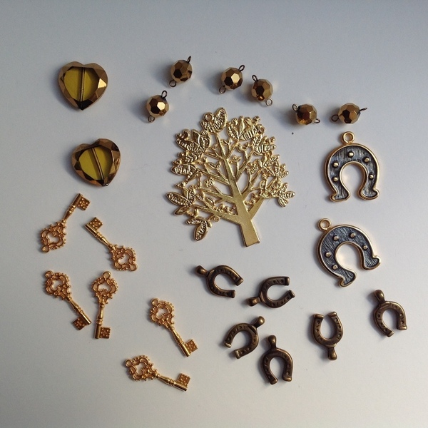 Mix Υλικών "Δέντρο της Ζωής" για διακόσμηση, γούρια & κατασκευές - μεταλλικά στοιχεία, δέντρο της ζωής, χριστούγεννα, DIY, υλικά κοσμημάτων - 4