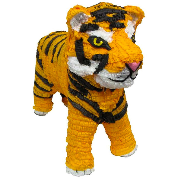 Χειροποίητη Πινιάτα Τίγρης 3D - ζωάκι, αγόρι, πινιάτες, παιδικό πάρτυ, για παιδιά, ζωάκια
