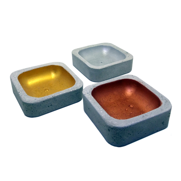 Διακοσμητικό πιατάκι //square dish - πιατάκια & δίσκοι, τσιμέντο, σκυρόδεμα, είδη διακόσμησης, είδη δώρου, μοναδικό, διακοσμητικό, minimal, design, elegant, χειροποίητα