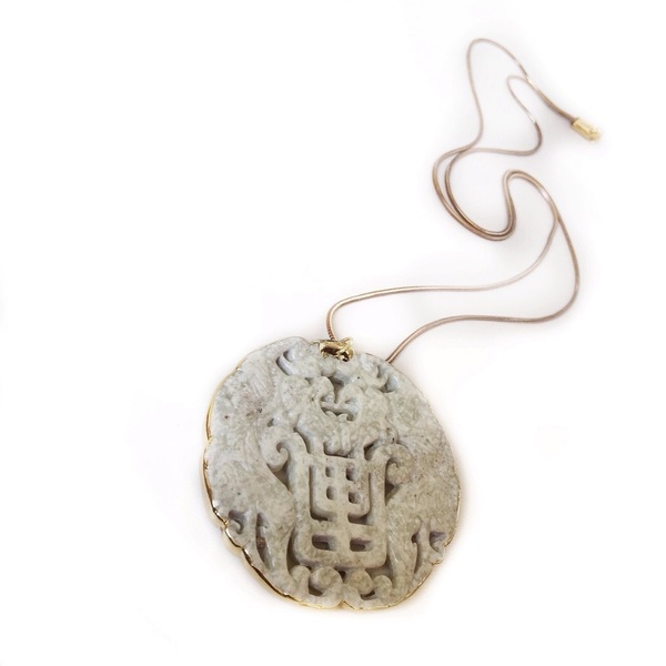 Aztec symbols necklace - γυναικεία, επιχρυσωμένα, χειροποίητα, μακριά