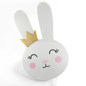 Παιδικό φωτιστικό "Princess Bunny" - κορίτσι, επιτοίχιο, κουνελάκι, παιδικά φωτιστικά