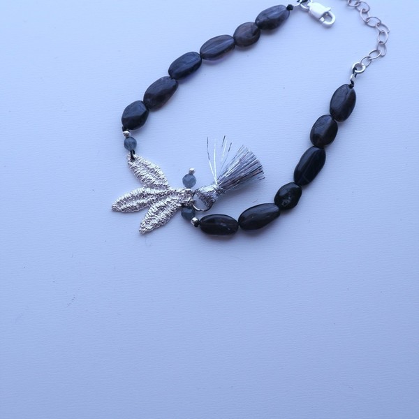 Perline leaves - ασήμι, charms, κορδόνια, χάντρες, αυξομειούμενα - 2