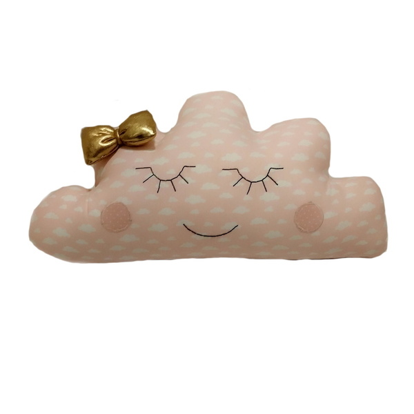 Διακοσμητικό μαξιλάρι παιδικού δωματίου σύννεφο - κορίτσι, δώρα για βάπτιση, συννεφάκι, παιδικό δωμάτιο, μαξιλάρια