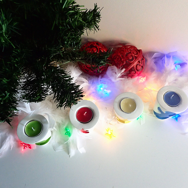 Ρεσώ Ποτηράκι "ΧΡΙΣΤΟΥΓΕΝΝΙΑΤΙΚΑ" κεράκι - διακοσμητικό, ρεσώ & κηροπήγια, διακοσμητικά, χριστουγεννιάτικα δώρα - 3