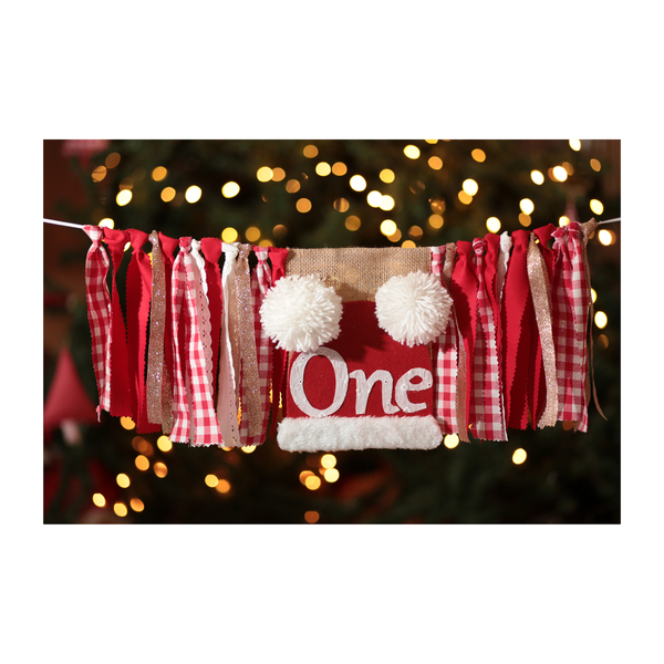 Σημαιάκι για τα πρώτα γενέθλια - Χριστουγεννιάτικο banner - διακοσμητικό, πρώτα Χριστούγεννα, είδη για πάρτυ