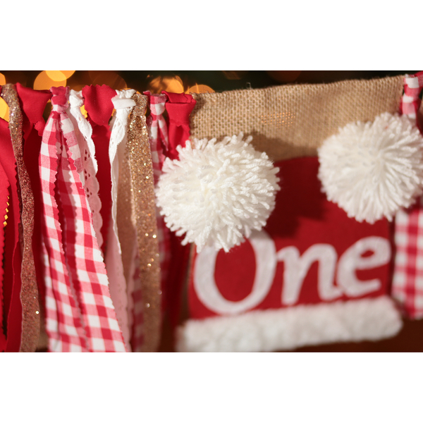 Σημαιάκι για τα πρώτα γενέθλια - Χριστουγεννιάτικο banner - διακοσμητικό, πρώτα Χριστούγεννα, είδη για πάρτυ - 4