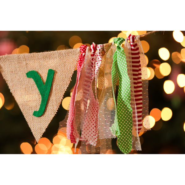 Joy σημαιάκι - Χριστουγεννιάτικο banner - διακοσμητικό, διακοσμητικά - 2