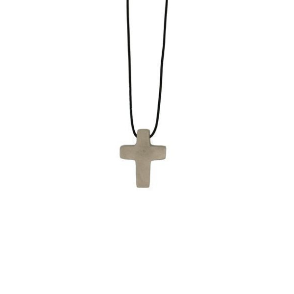 "C r o s s " Marble Necklace-Χειροποίητο Κρεμαστό από Ελληνικό Μάρμαρο! - σταυρός, gift idea, σταυροί