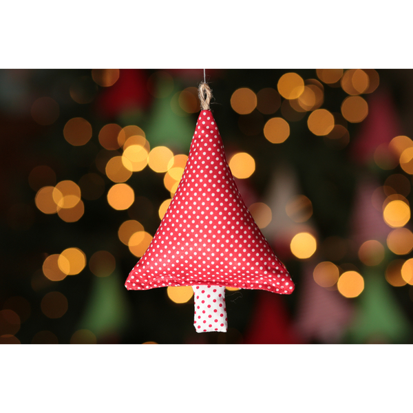 7 Κρεμαστά χριστουγεννιάτικα δεντράκια - Διακοσμητικά στολίδια - διακοσμητικό, δέντρα, χριστουγεννιάτικο, στολίδια - 5