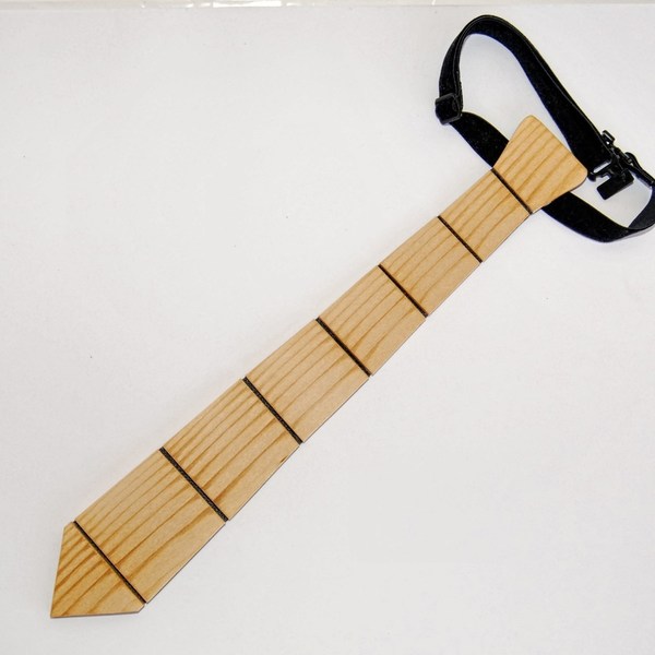 Ξύλινη παιδική γραβάτα Empnoia - ξύλο, χειροποίητα
