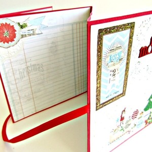 Χειροποίητο άλμπουμ scrapbooking για τα Χριστούγεννα - χριστουγεννιάτικο, άλμπουμ - 5