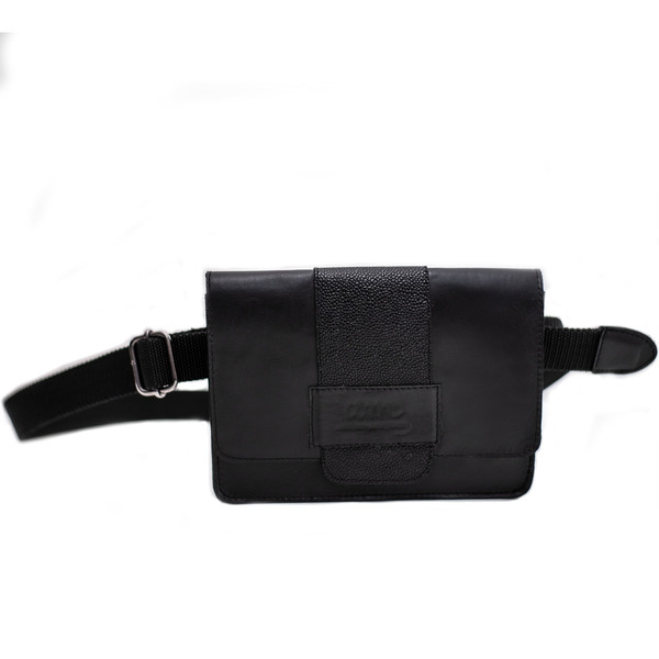 Belt bag "Afroditi" - δέρμα, all day, minimal, μέσης, μικρές