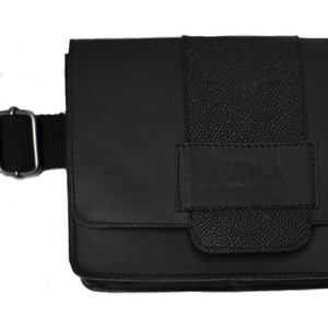 Belt bag "Afroditi" - δέρμα, all day, minimal, μικρές - 2