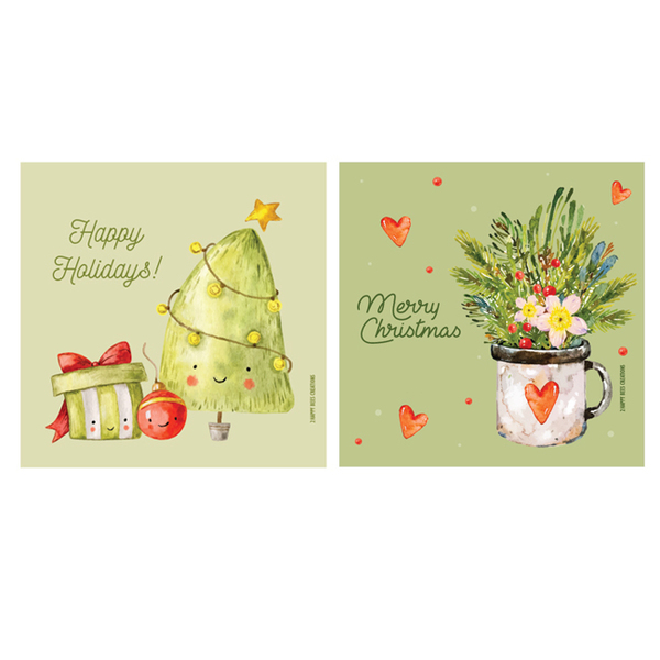 Κρεμαστό χριστουγεννιάτικο γούρι με κουτάκι - παππούς, δασκάλα, στολίδια, δώρα για δασκάλες - 4