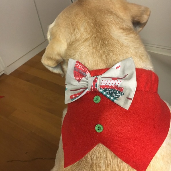 Περιλαιμιο φουλαρι χριστουγεννιατικο για σκυλο /γατα - διακοσμητικά, μπαντάνες - 2