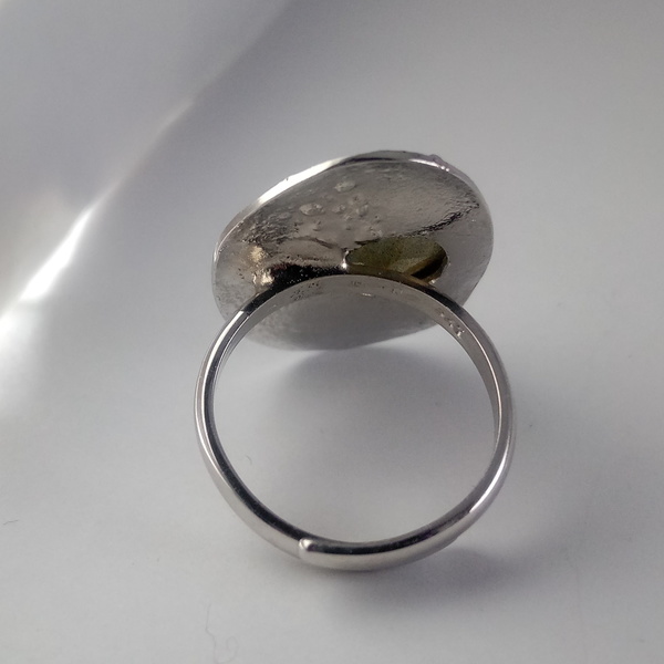 Ασημένιο δαχτυλίδι - ασήμι, μεγάλα, αυξομειούμενα, δώρα για γυναίκες - 4
