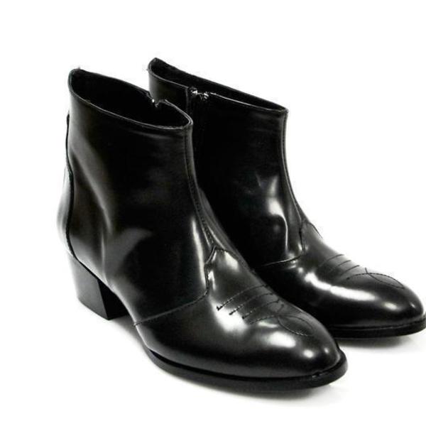 London black boots - δέρμα, γυναικεία, χειροποίητα