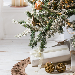 Χριστουγεννιάτικη ποδιά για το δέντρο των χριστουγέννων σας - ύφασμα, χριστουγεννιάτικο, χριστουγεννιάτικα δώρα - 4