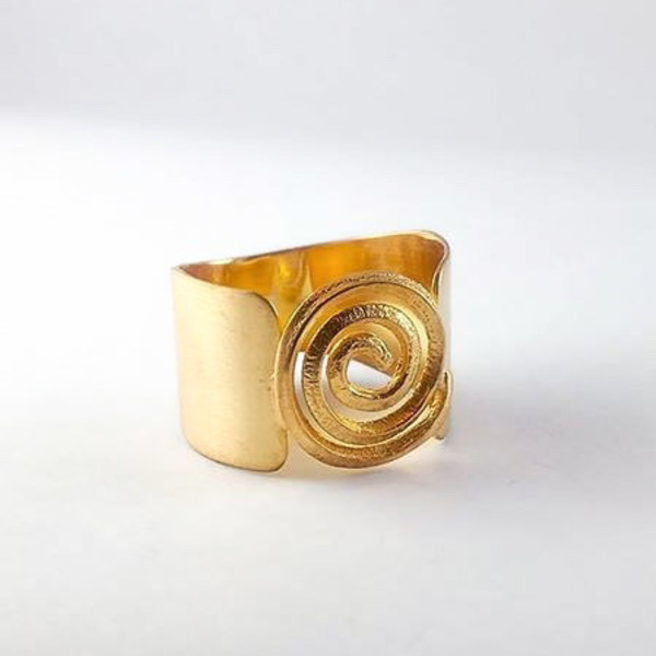 Ασημένιο δαχτυλίδι - ασήμι, επιχρυσωμένα, ασήμι 925, δώρα για γυναίκες