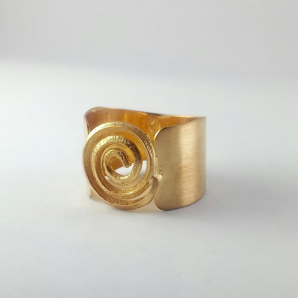 Ασημένιο δαχτυλίδι - ασήμι, επιχρυσωμένα, ασήμι 925, δώρα για γυναίκες - 2