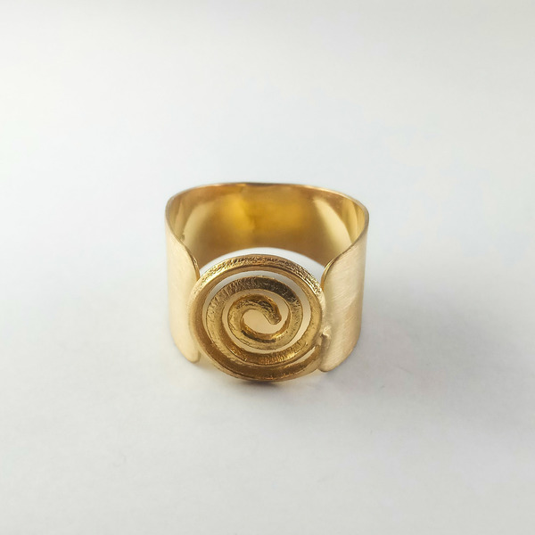 Ασημένιο δαχτυλίδι - ασήμι, επιχρυσωμένα, ασήμι 925, δώρα για γυναίκες - 3