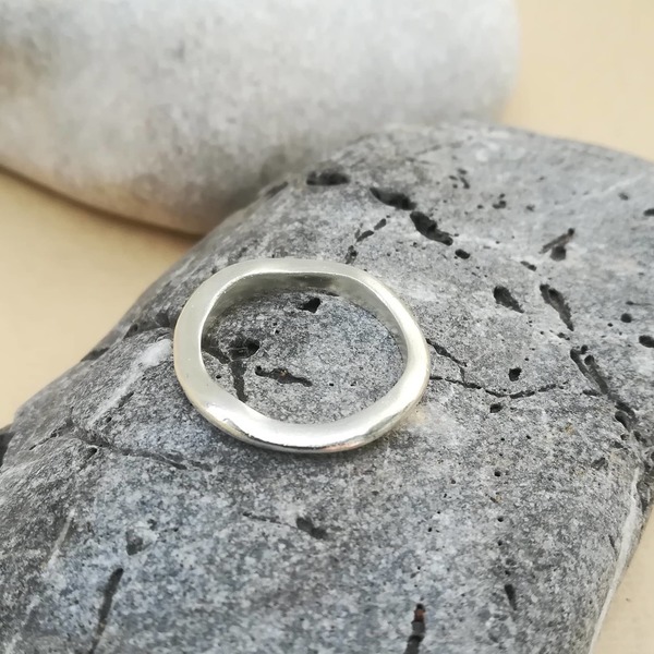 Ασημένιο δαχτυλίδι - ασήμι, χειροποίητα, βεράκια - 2