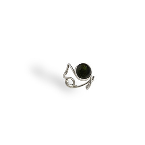 Ασημένιο δαχτυλίδι 925 με τουρμαλίνη (tourmaline ring green) - ασήμι, ημιπολύτιμες πέτρες, ημιπολύτιμες πέτρες, ασήμι 925, σταθερά