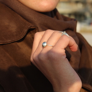 Δαχτυλίδι σε ασήμι 925 σε σχήμα κυκλικό - ασήμι, chevalier, μικρά, σταθερά, φθηνά - 3