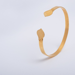Επιχρυσωμένη χειροπέδα. βραχιόλι αυξομειούμενο (bird gold bracelet) - επιχρυσωμένα, μπρούντζος, χειροπέδες, αυξομειούμενα